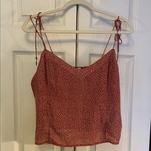 Floral Red Women's Top